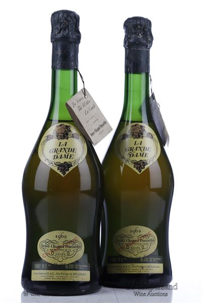 VEUVE CLICQUOT LA GRANDE DAME 1962 - Veuve Clicquot - 2 Bottles