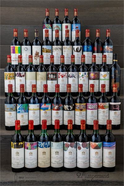 MOUTON ROTHSCHILD COLLECTION N° 4 FROM 1974 - 2014 ( 43 BottleS) 1974 - 2014