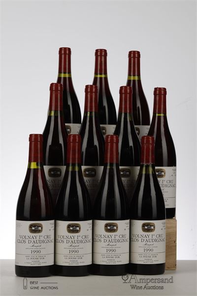 VOLNAY CLOS D'AUDIGNAC 1990 - La Pousse d'Or - 12 Bottles - Oc 12