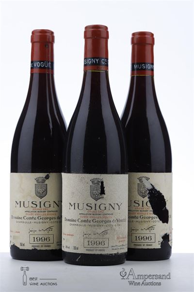 MUSIGNY CUVEE VIEILLES VIGNES 1996 - Comte de Vogue - 3 Bottles