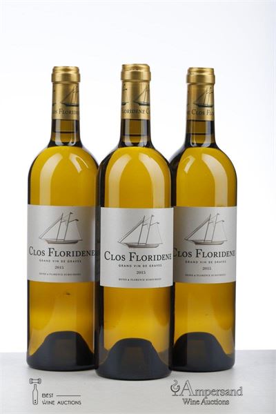 CLOS FLORIDENE BLANC 2015 - Mc - 3 Bottles
