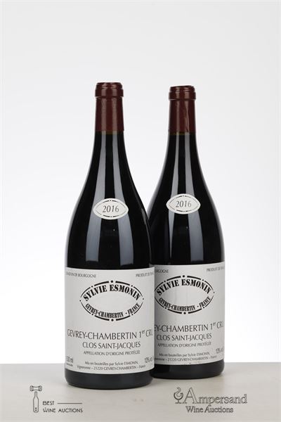 GEVREY CHAMBERTIN CLOS ST JACQUES 2016 - Sylvie Esmonin - 2 Magnums
