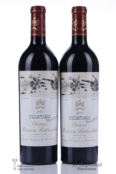 MOUTON ROTHSCHILD 2005 - Mc - 2 Bottles