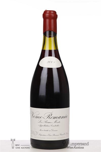 VOSNE ROMANEE LES BEAUX MONTS 2008 - Leroy - 1 Bottle