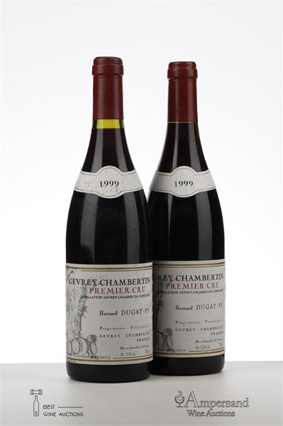 GEVREY CHAMBERTIN 1 ER CRU 1999 - Dugat Py - 2 Bottles