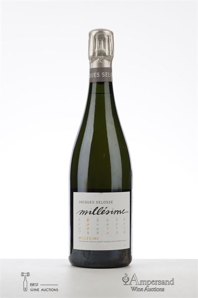JACQUES SELOSSE EXTRA BRUT MILLESIME 2008 - Jacques Selosse - dégorgé 01/2020 - 1 Bottle