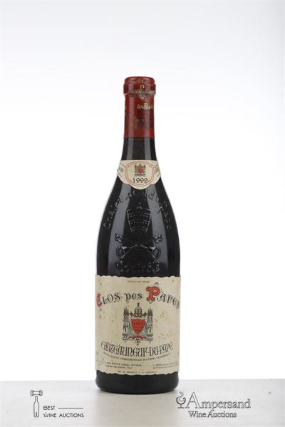 CHATEAUNEUF DU PAPE CLOS DES PAPES 1999 - Paul Avril - 1 Bottle