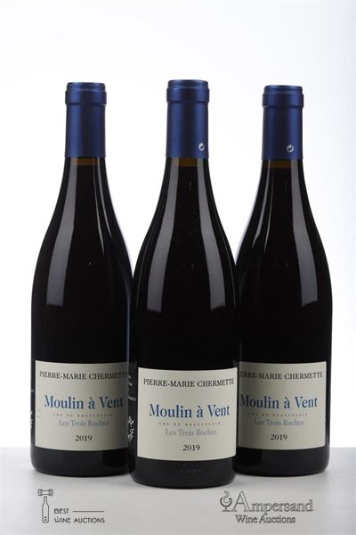 MOULIN A VENT LES TROIS ROCHES 2019 - Pierre Marie Chermette - 3 Bottles