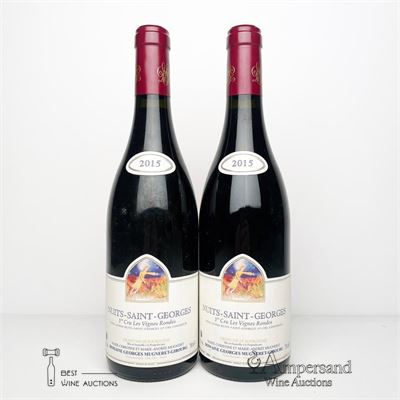 NUITS ST GEORGES LES VIGNES RONDES 2015 - Georges Mugneret Gibourg - 2 Bottles