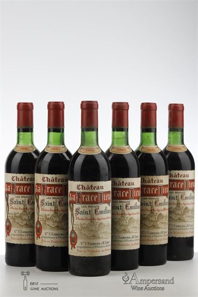 LA GRACE DIEUX LES MENUTS 1961 - Mc - 6 Bottles
