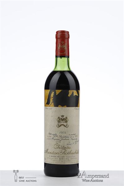 MOUTON ROTHSCHILD 1974 - Mc - 1 Bottle