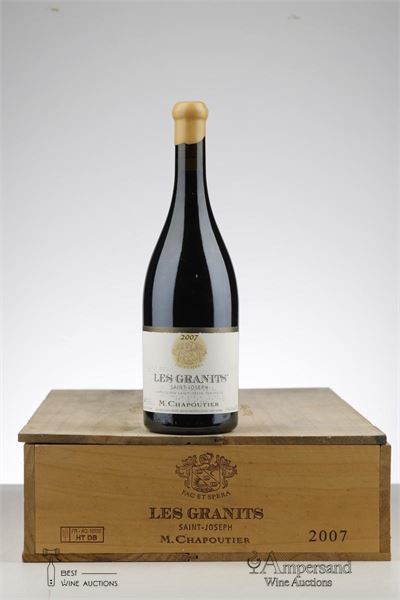 SAINT JOSEPH ROUGE LES GRANITS 2007 - Chapoutier  - 6 Bottles - Owc 6