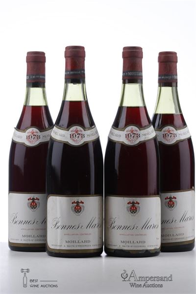 BONNES MARES 1973 - Moillard - 4 Bottles
