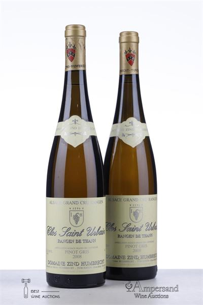 PINOT GRIS CLOS ST URBAIN RANGEN DE THANN 2008 - Zind Humbrecht - 2 Bottles