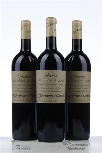 AMARONE DELLA VALPOLICELLA VIGNETO MONTE LODOLETTA 2002 - Romano Dal Forno  - 3 Bottles