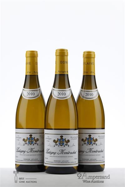 PULIGNY MONTRACHET 2010 - Domaine Leflaive - 3 Bottles