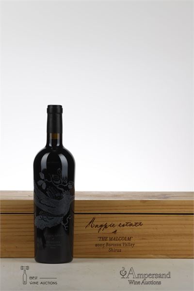 THE MALCOLM SHIRAZ 2005 - Magpie Estate - 5 Bottles - Owc 6