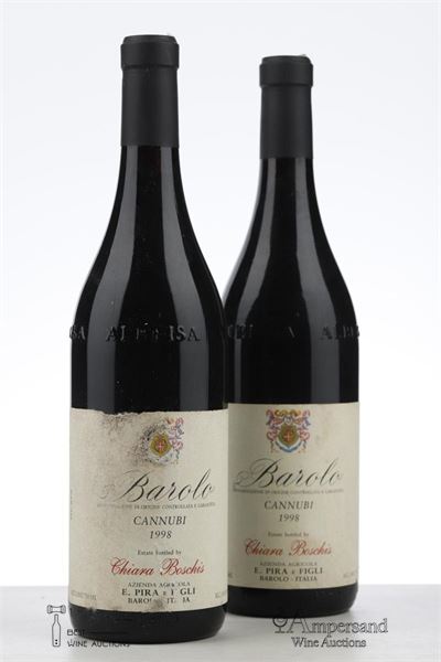 BAROLO CANNUBI 1998 - Chiara Boschis - 2 Bottles