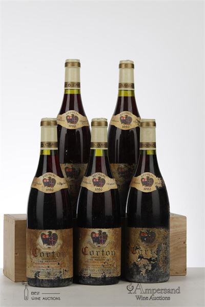 CORTON LES RENARDES 1990 - Capitain Gagnerot  - 5 Bottles