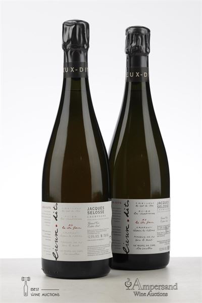 JACQUES SELOSSE EXTRA BRUT LA COTE FARON  - Recently Degorged -Jacques Selosse - 2 Bottles