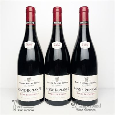 VOSNE ROMANEE LES SUCHOTS 2006 - Arnoux Lachaux - 3 Bottles