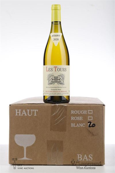 GRENACHE BLANC RESERVE LES TOURS 2020 - Reynaud - 8 Bottles - Oc12