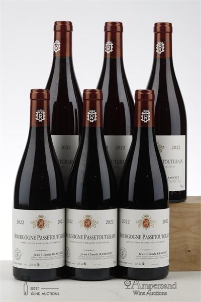 BOURGOGNE PASSETOUTGRAIN 2022 - Jean Claude Ramonet - 6 Bottles