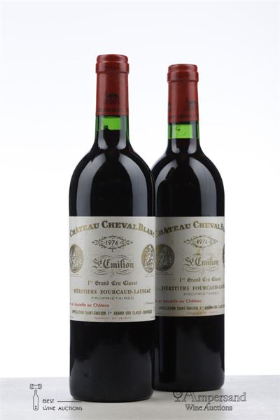 CHEVAL BLANC 1974 - Mc - 2 Bottles