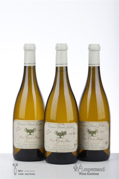 MEURSAULT CUVEE TETE DE MURGER 2001 - Patrick Javillier - 3 Bottles