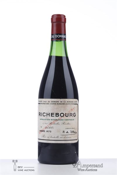 RICHEBOURG 1972 - Domaine de la Romanee Conti - 1 Bottle