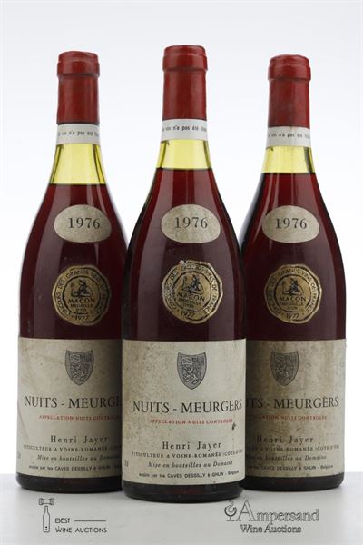 NUITS ST GEORGES LES MEURGERS 1976 - Henri Jayer - 3 Bottles