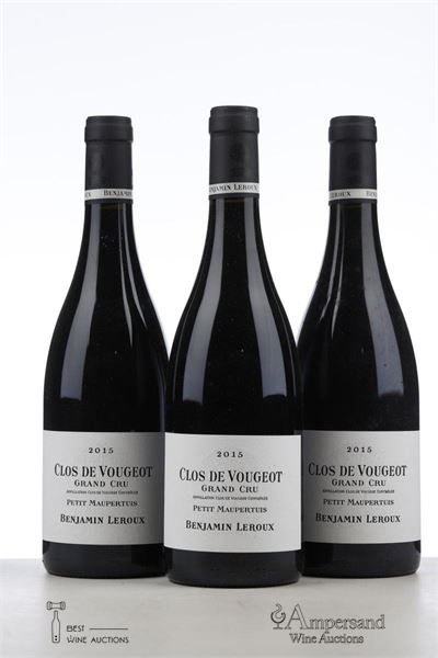 CLOS DE VOUGEOT 2015 - Benjamin Leroux - 3 Bottles
