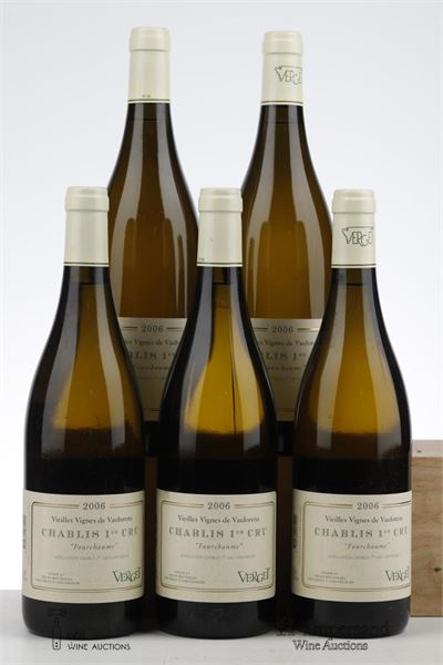 CHABLIS FOURCHAUME VIEILLES VIGNES DE VAULORENS 2006 - Verget - 5 Bottles