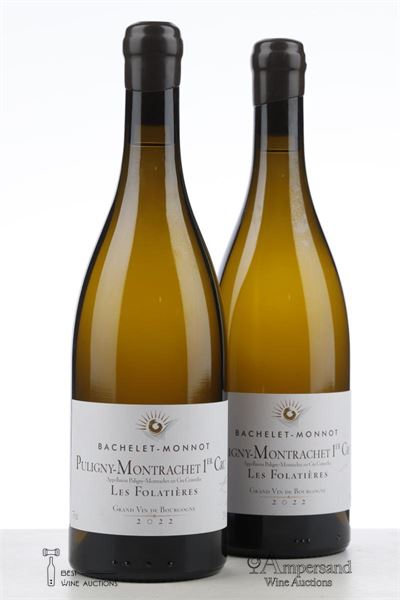 PULIGNY MONTRACHET LES FOLATIERES 2022 - Bachelet Monnot - 2 Bottles