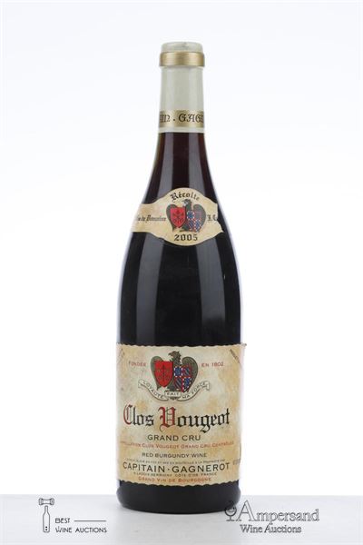CLOS VOUGEOT 2005 - Capitain Gagnerot - 1 Bottle