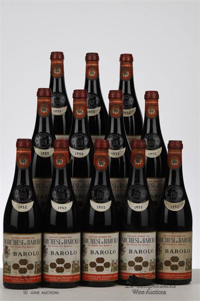 BAROLO 1952 - Marchesi di Barolo - 12 Bottles