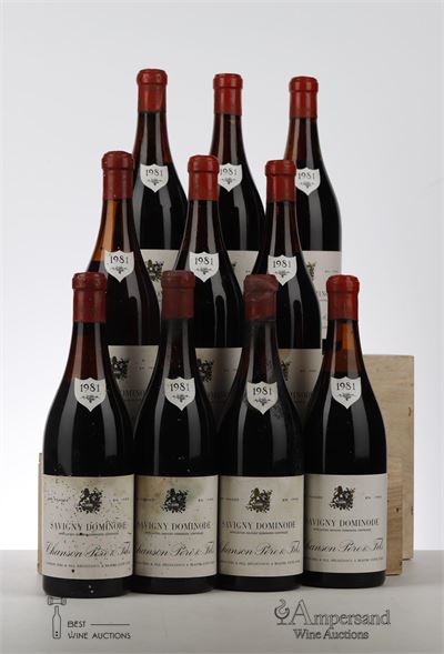 SAVIGNY LES BEAUNE LA DOMINODE 1981 - Chanson - Mb - 10 Bottles