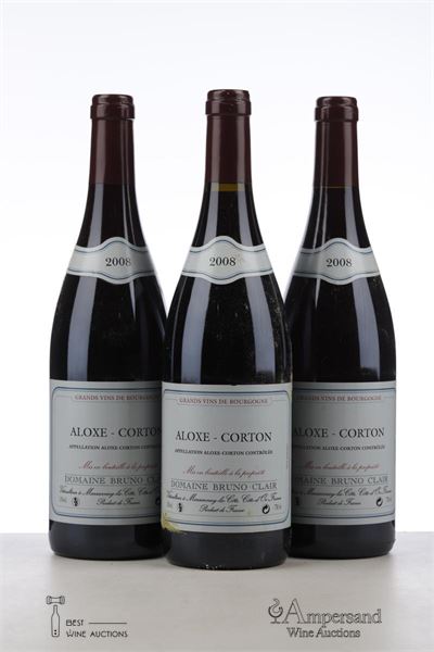 ALOXE CORTON 2008 - Bruno Clair - 3 Bottles