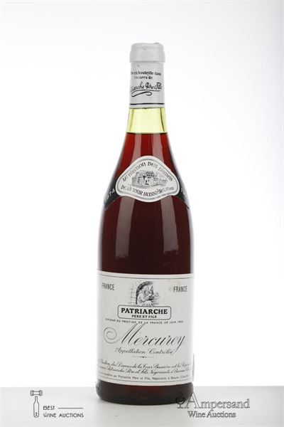 MERCUREY 1974 - Patriarche - 1 Bottle
