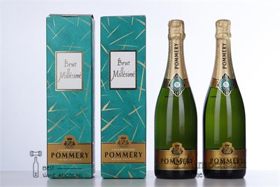 POMMERY GRAND CRU BRUT 1991 - Pommery - 2 Bottles - Oc 1