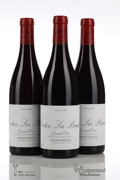 CORTON LES POUGETS 2005 - Domaine de Montille - 3 Bottles