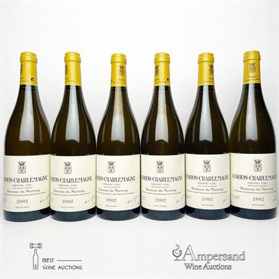 CORTON CHARLEMAGNE 2002 - Bonneau du Martray - 6 Bottles