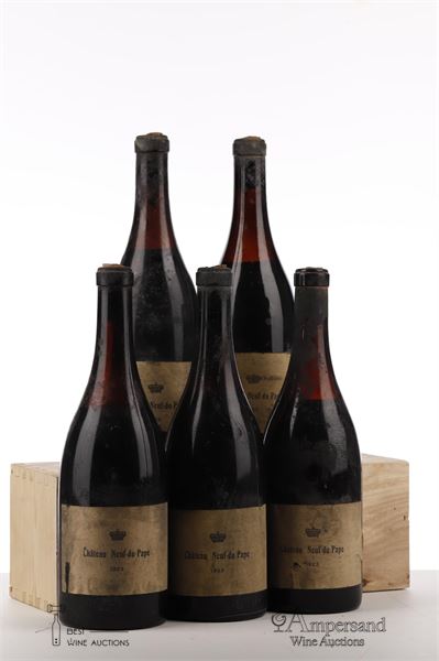 CHATEAUNEUF DU PAPE 1923 - MB - 5 Bottles