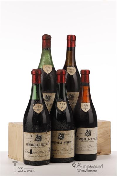 CHAMBOLLE MUSIGNY 1955 - Chanson MB - 5 Bottles