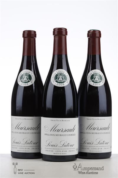 MEURSAULT ROUGE 2009 - Louis Latour - 3 Bottles