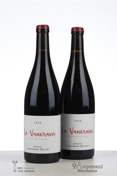 COTE DE NUITS VILLAGES LE VAUCRAINS 2020 - Jean Marc Millot - 2 Bottles