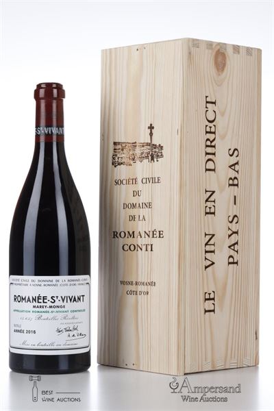 ROMANEE ST VIVANT 2016 - Domaine de la Romanee Conti - 1 Bottle - Owc 1
