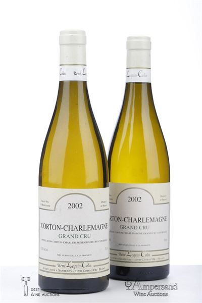 CORTON CHARLEMAGNE 2002 - Rene Lequin Colin - 2 Bottles