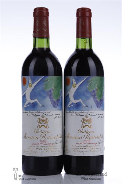 MOUTON ROTHSCHILD 1982 - Mc - 2 Bottles