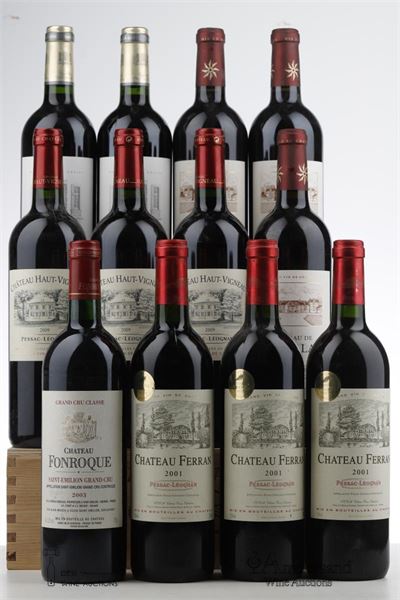 LOT BORDEAUX MIXED - Mc - 12 Bottles